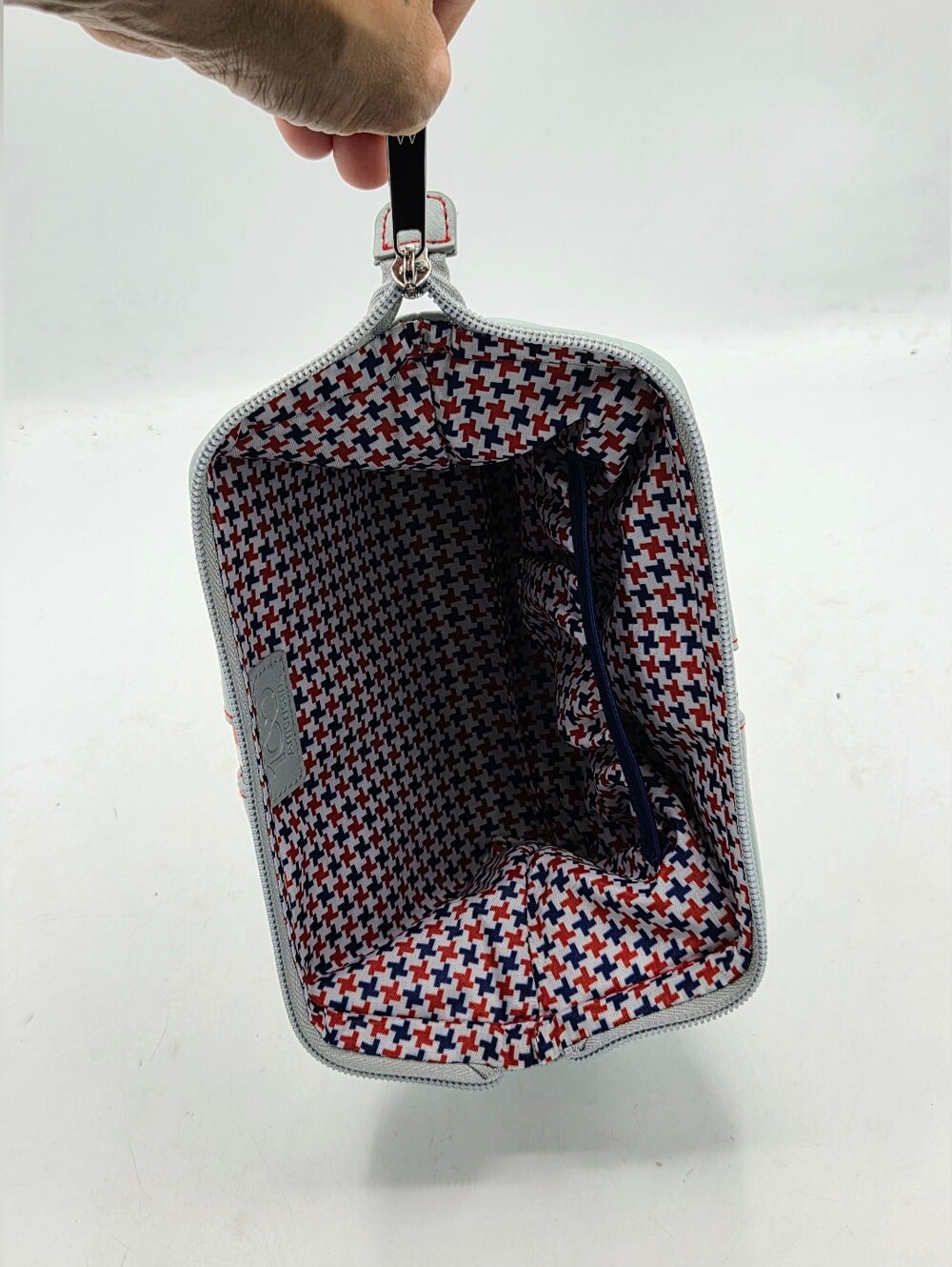 Formia Ltd American Airlines 100th Anniversary Amenity Kit Bag Grey Red Blue - Picture 10 of 15